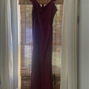 Billabong polka dot midi dress - size large - BNWOT